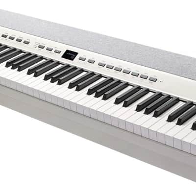 Kurzweil Ka P1 88-Key Weighted Hammer Action Digital Piano with 28 flagship Voices + Power Supply + Sustain Pedal White Finish and Wooden Keys image 4