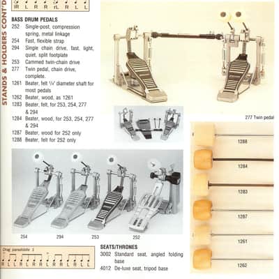 PREMIER 254 - Single Bass Drum Pedal Vintage 90s image 6