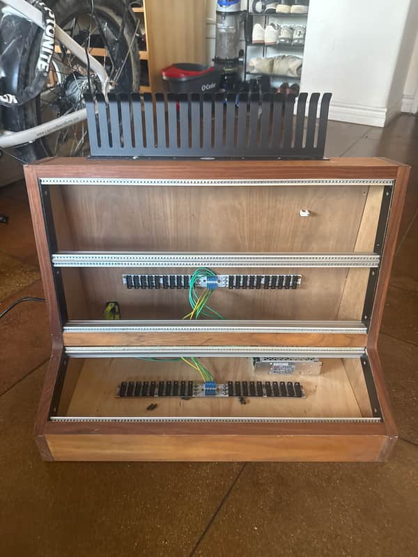 Carpenter Made 9U 104HP Eurorack Case 2021 Walnut image 1