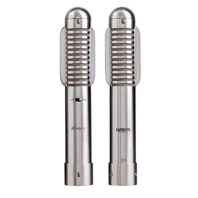 Warm Audio WA-FT Fen-tone Instrument Ribbon Microphone – Stereo Pair w/Heavy-Duty Flight Case, 2 Mic Clips, & 2 Protective Mic Socks image 2