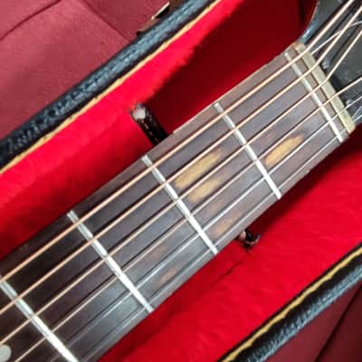 Epiphone FT-130 Caballero 1970s with Chipboard Case- Natural image 5