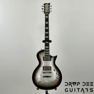 ESP Original Series Eclipse Custom Electric Guitar w/ Case - Silver Liquid Metal Burst image 2