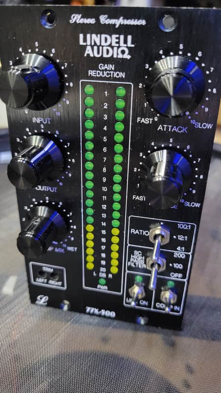 Lindell Audio 77X-500 Stereo FET Compressor / Limiter 500 Series Module image 1
