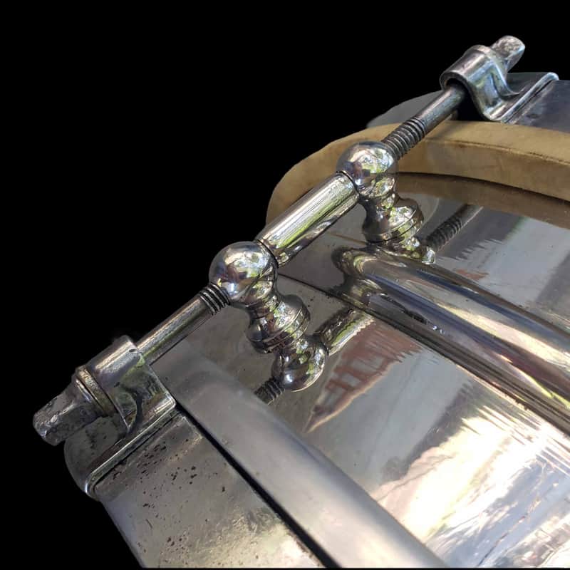 1922 Ludwig & Ludwig Professional "Dance" Model Snare No 5, 14x4 NOB 2-Piece Shell, Restored, Video image 1