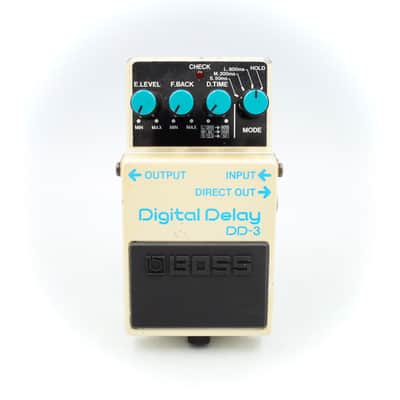 Boss DD-3 Digital Delay Long Chip 1987 Made in Japan Guitar Effect Pedal 857226 image 2