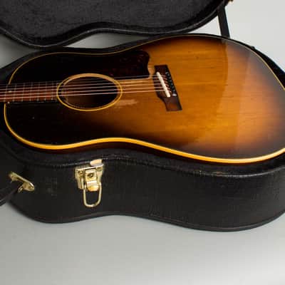 Gibson J-45 Flat Top Acoustic Guitar (1956), ser. #V8669-8 (FON), black tolex hard shell case. image 12
