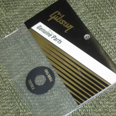 new in package A+ GIBSON Toggle Switch Washer Black with Gold Letters PRWA010 (PRWA-010) image 8