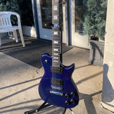 Carvin SC90 Single Cut, Neck Through 90s - Transparent Blue Gloss image 10