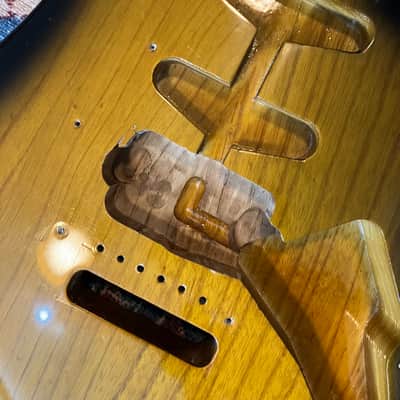 Marty Bell Stratocaster Body - 2-Tone Sunburst image 2