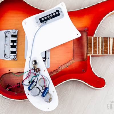 1965 Rickenbacker 4001 Vintage Neck Through Bass Fireglo w/ Case image 16
