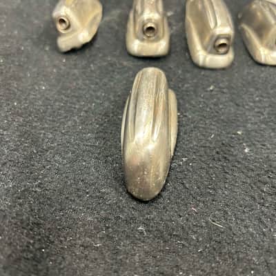 Slingerland 10 - Large Bass drum lugs (5254-UC-11234) 50's/60's - Nickel Plated image 3
