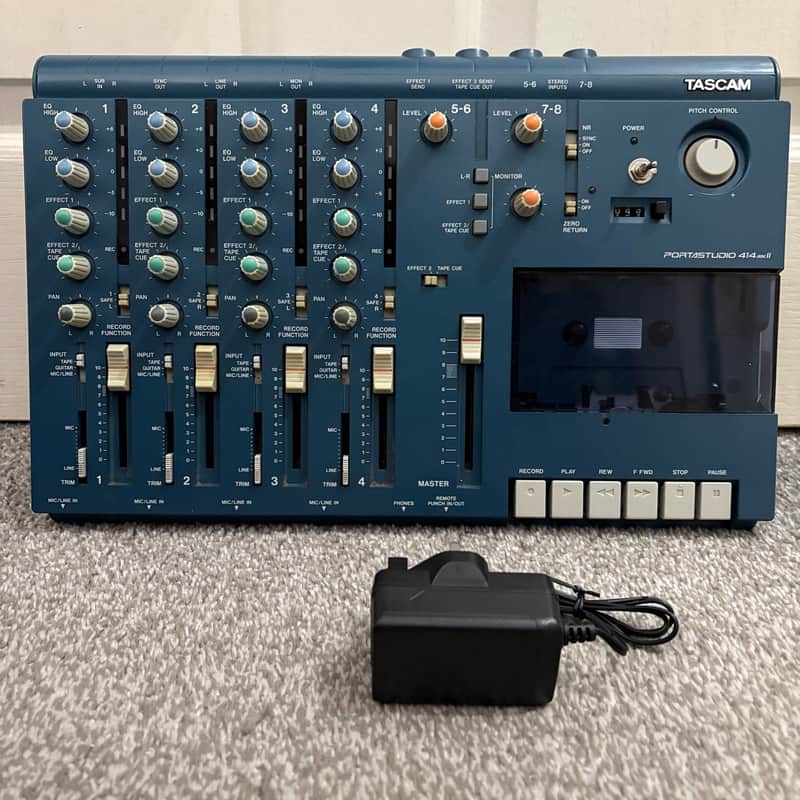 TASCAM Portastudio 414 MKII 4-Track Cassette Recorder 1990s - [dual speed modded] image 1