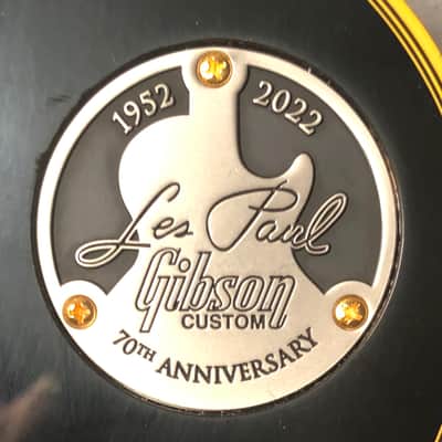Gibson Limited Edition Les Paul Custom Chambered 2022 Antique Ebony image 8