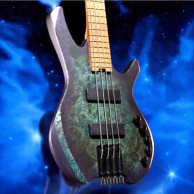 Cort Artisan Space 4 Bass - Star Dust Green; Premium Tone & Stellar Design! w/ Gig Bag image 16