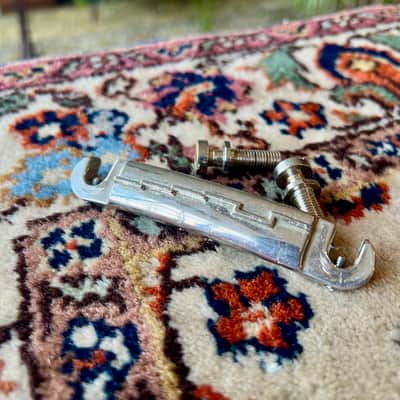 1960's Nickel Gibson Wraparound Bridge Les Paul Junior SG TPBR 8513 12809 Lightning Bar image 2