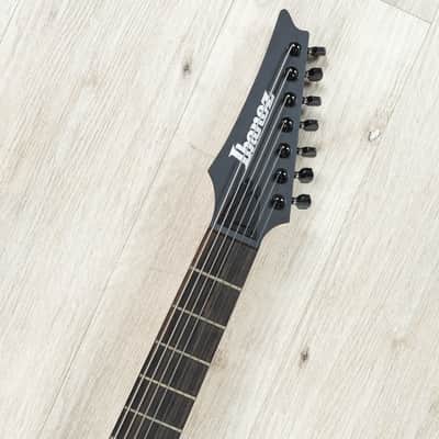 Ibanez RGIXL7BKF RG Iron Label Guitar, Ebony Fretboard, Black Flat image 8