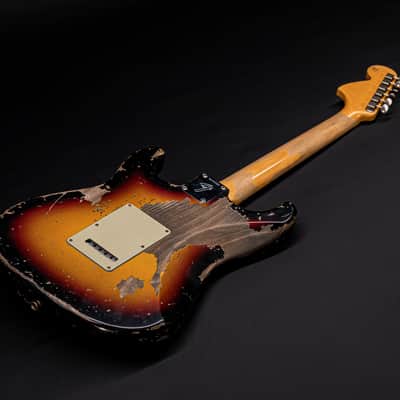 Fender Masterbuilt Jason Smith MICHAEL LANDAU 1968 Stratocaster - 3-tone Sunburst image 14