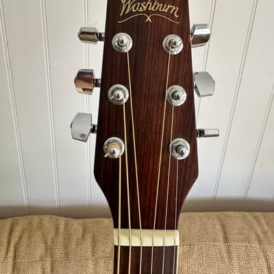Washburn D93 limited edition Herringbone 1993 - Natural image 5