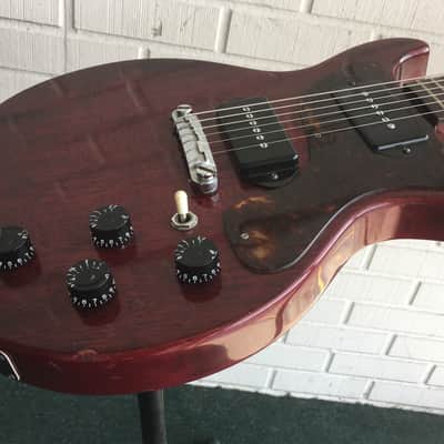 Vintage MIJ 1970's Madeira by Guild EG-150 LP Jr Double Cut Two P-90 Pickups Electric Guitar & HSC image 12