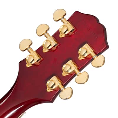 Epiphone Alex Lifeson Les Paul Custom Axcess Quilt - Ruby image 9