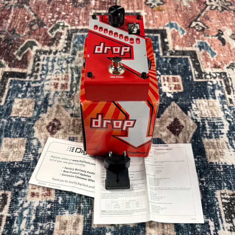 DigiTech Drop Polyphonic Pitch Shifter Guitar Effect Pedal W/ Box! image 1