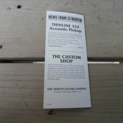 Vintage 1984 Martin Guitar Retail Price List! Original Case Candy, Paperwork! image 3