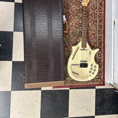 Jerry Jones Electric Sitar m - White Crackle image 2