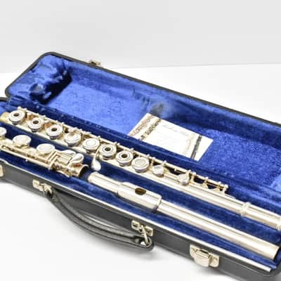 Armstrong 303 Open Hole Flute Sterling Headjoint Inline G & B Foot Just Serviced image 17