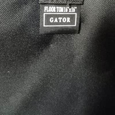 Gator 16x16 Floor Tom Bag 2010s - Black Ballistic Nylon image 3