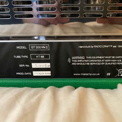 Matamp GT-200 Bass Amp 2020 Green image 8