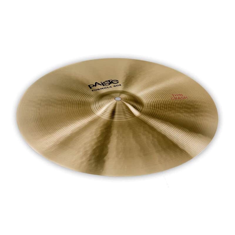 Paiste Formula 602 17 Thin Crash Cymbal image 1