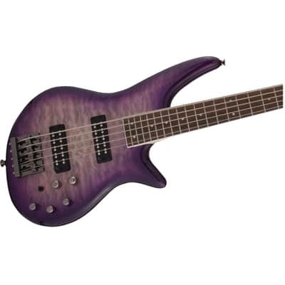 Jackson JS Series Spectra Bass JS3QV Purple Phaze - 5-String Electric Bass imagen 6