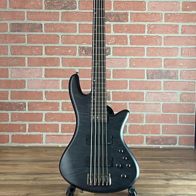 Schecter Stiletto Studio 5 Electric Bass - See-Thru Black Satin image 1