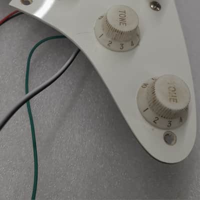 E11even Guitars Custom Aged Relic Vintage Logo EMG DG20 David Gilmour Pre-Wired Loaded Strat Pickguard image 4