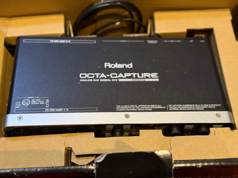 Roland UA-1010 Octa-Capture Hi-Speed USB Audio Interface 2010s - Black image 1