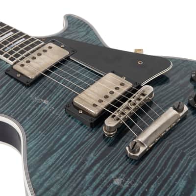 Gibson Custom Les Paul Custom Murphy Lab Heavy Aged AAAA Flame Top - Nordic Blue image 8