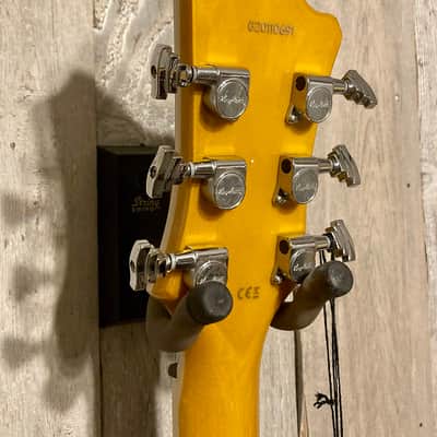 New Hagstrom SUVIK-DDL Super Viking Semi-Hollow Dandy Dandelion, Amazing Flame Maple, Support Small Business and Buy It Here! image 14