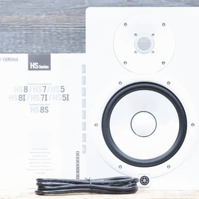 Yamaha HS8 White Powered Studio Monitor 120W 1x8" Woofer Studio Monitor w/Box image 5