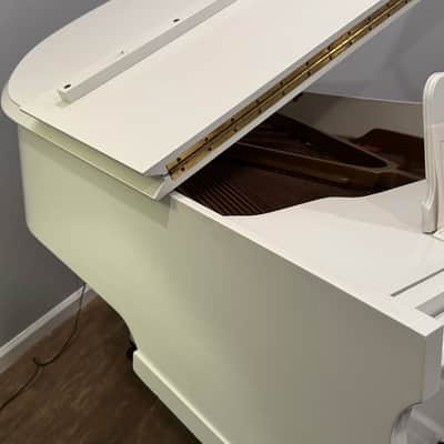 Lester Baby Grand 5 Foot Piano mid 1980 - White Lacquer image 5