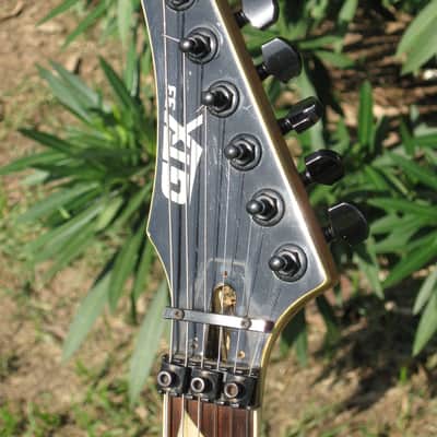 GTX 33 George Lynch Tiger electric guitar with Roadrunner Hard case NICE!! image 8