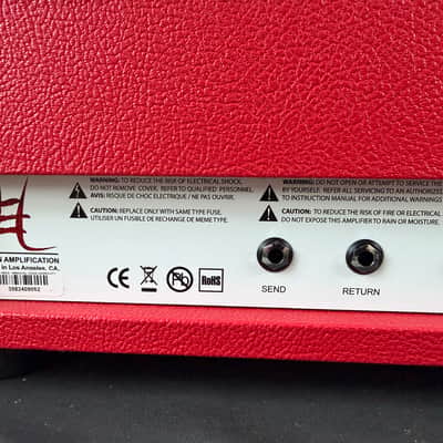 Friedman JEL-50 Jake E. Lee Signature 2-Channel 50-Watt Guitar Amp Head (2024 - Present) - Red image 8