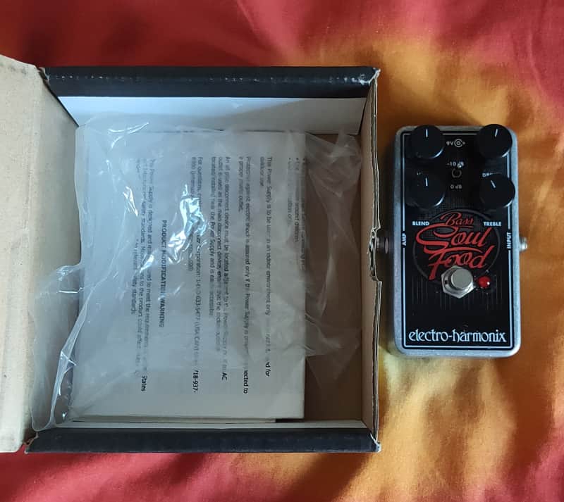 Electro-Harmonix Bass Soul Food Transparent Overdrive 2015 - Present - Black image 1