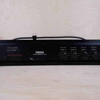 Yamaha P2040 150W Rackmount Power Amplifier Black 100V Made in Japan Yamaha NS-10 Amp image 2