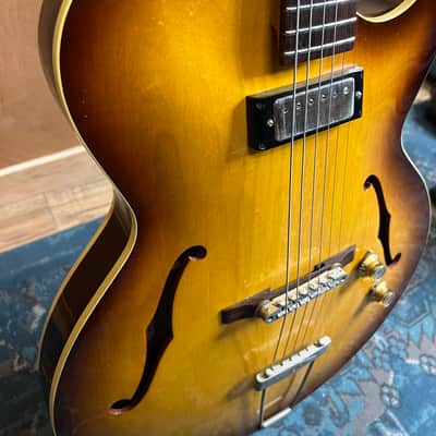 🌟 EPIPHONE E452T - SORRENTO VINTAGE 1964 – KALAMAZOO, USA 🌟 100% stock image 4