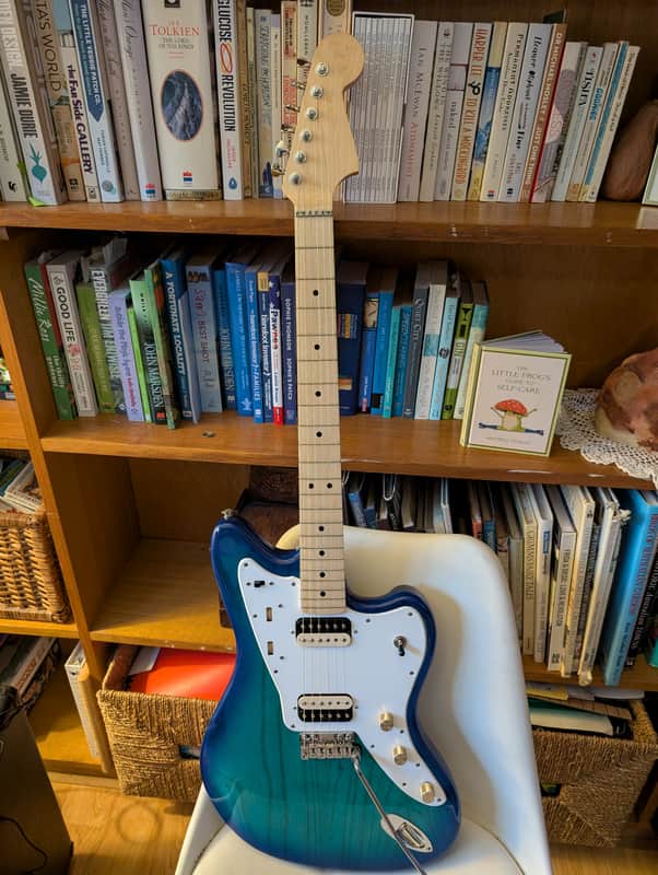Warmoth Jazzmaster 2022 - Blueburst image 1