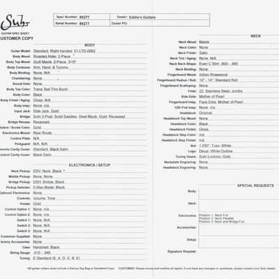 Suhr Standard Thin Burst Limited Edition - Trans Teal image 17