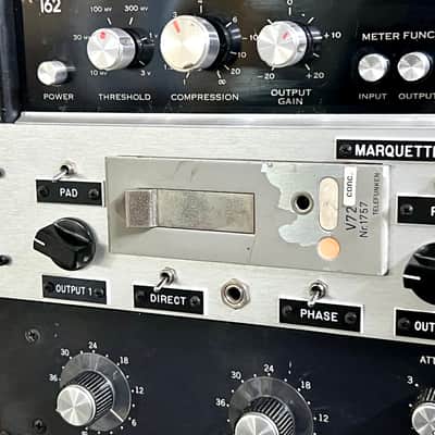 Telefunken V72 stereo tube microphone preamplifier 1950’s - Marquette Racked Mercury audio original vintage Siemens maihak mic preamp micpre image 3