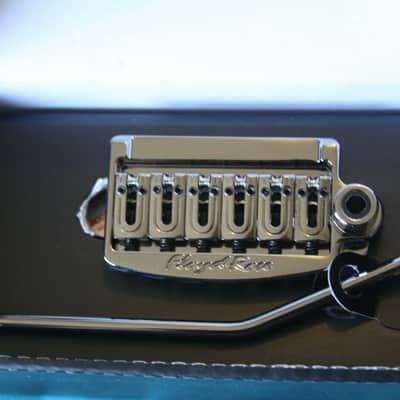 Floyd Rose Rail Tail Tremolo Bridge f/Strats, Wide Spacing, Black Nickel, RT500W 2021 Black Nickel image 2
