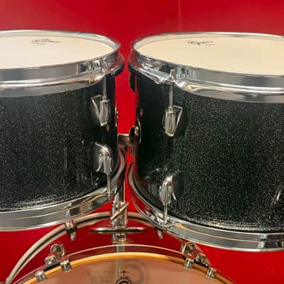 Gretsch Drum Set Catalina Maple 5 Piece Shell Pack w/ Snare Drum Black Stardust image 10
