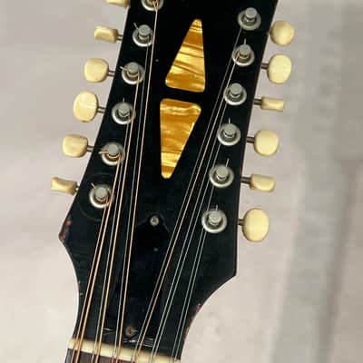 Gibson B-45-12 12 String Acoustic Guitar 1968 Natural image 6